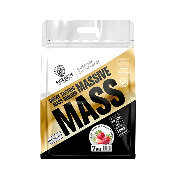 Massive Mass 7kg – Super High Calorie Gainer | Strawberry Milkshake